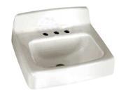 American Standard White Wall mount Bathroom Sink