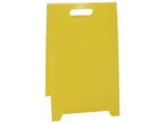 SEE ALL INDUSTRIES TP YBLNK Blank Floor Stand Safety Sign