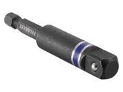 IRWIN 1899896 Socket Adapter 1 4 to 3 8 In. 3 In. L