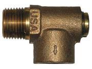 CAMPBELL RV3NLF Relief Valve 3 4 x 1 2 In 75 psi Brass