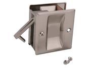 JOHN STERLING Pocket Door Passage Lock Satin Nickel CD 1038 US15