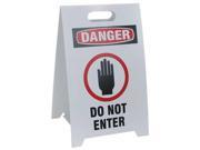 Floor Safety Sign See All Industries TP DO NOT 20 Hx12 W
