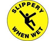 ACCUFORM SIGNS MFS723 Floor Sign 17In Slippery When Wet