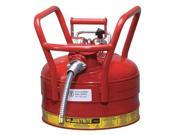 12 Type II DOT Safety Can Red Justrite 7325130
