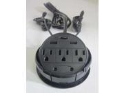 49T420 Outlet Strip 3 Outlets 12A 8 ft. Cord