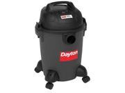 DAYTON 22XJ62 Wet Dry Vacuum 2 HP 6 gal. 120V