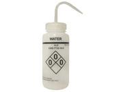 Lab Safety Supply Translucent Wash Bottle 16 oz. 6 Pack 24J906