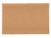Ghent Natural Cork Bulletin Board with Wood Frame 4 H x6 W
