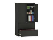 Mbi 2 Drawer Lateral File Cabinet Height 65 1 4 Width 36 Black J 17016G BL