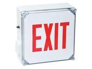 FULHAM FIREHORSE EXIT LIGHTING FHEX25REM Exit Sign LED Red Letter 11 7 8 in. H