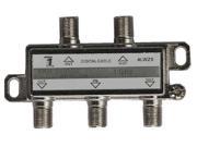 POWER FIRST 4LWZ5 Cable Splitter 4 Way F Type 1 GHz