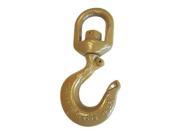 CROSBY 1048840 Swivel Hook Alloy Steel 10 000 lb. Gold