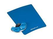 FELLOWES 9180601 Gliding Palm Support with Microban R Protection Blue