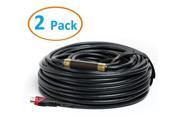 Pack of 2 HDMI CABLE 75FT For BLURAY 3D DVD PS3 HDTV XBOX LCD HD TV 1080P v1.4