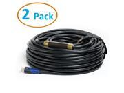 Pack of 2 HDMI CABLE 100FT For BLURAY 3D DVD PS3 HDTV XBOX LCD HD TV 1080P v1.4