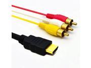 5ft 1.5M 1080P HDMI Male to 3 RCA Audio Video AV Transmit Cable Cord Adapter New