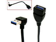 HQmade USB 3.0 Extension Cable SuperSpeed USB3.0 Uptward Angle Lead