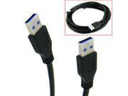 HQmade USB 3.0 Type A Extension Cable SuperSpeed Male To Male 3.0M 10 Black