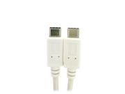 HQmade USB 3.1 Type C Cable Male to Male Extension Lead White 3.3