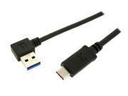 HQmade USB 3.1 Type C to USB 3.0 Type A Leftward Cable Male to Male 3.3