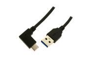 HQmade USB 3.1 Type C Angle to USB 3.0 Type A Cable Male to Male 1M 3.3