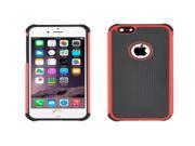 Football Texture Plastic Case for iPhone 6 Plus 6S Plus Red