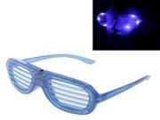 Window Led Flash Glasses for Halloween Christmas Party Blue