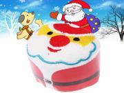Santa Claus Style Towel Decorative Face Facial Handkerchief Christmas Gift