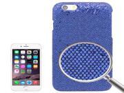 Shimmering Powder Electroplating Plastic Hard Case for iPhone 6 Plus 6S Plus Dark Blue