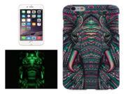 Noctilucent Animal Pattern PC Protective Case for iPhone 6 Plus