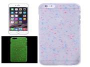 Fluorescent Starry Style Plastic Case for iPhone 6 Plus 6S Plus Red Blue