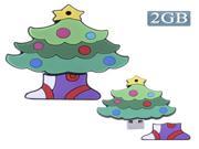 Christmas Tree 2GB USB Flash Disk