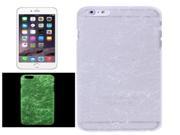Fluorescent Silk Texture Plastic Case for iPhone 6 Plus 6S Plus White