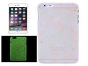 Fluorescent Starry Style Plastic Case for iPhone 6 Plus 6S Plus Orange Green