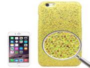 Shimmering Powder Electroplating Plastic Hard Case for iPhone 6 Plus 6S Plus Yellow
