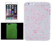 Fluorescent Starry Style Plastic Case for iPhone 6 Plus 6S Plus Red Green