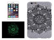 Noctilucent Mandala Pattern Frosted Hard Case for iPhone 6 Plus