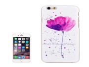 Embossment Style Flower Pattern Plastic Case for iPhone 6 Plus 6S Plus