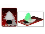 Christmas Tree Mini Portable LED Card Light Special for christmas gift