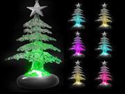 7 Color USB Crystal Christmas Tree Product size 176mm*71mm*71mm