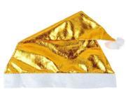 Light Cloth of Gold Snowflake Christmas Hat Size 36x26cm Golden