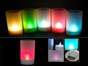 LED Magic Color Changing Candle Light Flicker Light Special for christmas gift