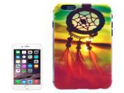 Dream Catcher Pattern Transparent Frame Colored Drawing Plastic Case for iPhone 6 Plus 6S Plus