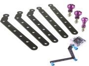 Aluminum Alloy Extension Arm Mount Kits With Purple Screw for Gopro Camera HD Hero 3 2 Purple ST 45