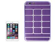Brushed Texture Grids Dents Plastic Hard Case for iPhone 6 Plus 6S Plus Purple