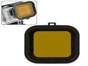 Polar Pro Aqua Cube Snap on Dive Housing Glass Filter for HD Gopro Hero 3 Yellow Yellow