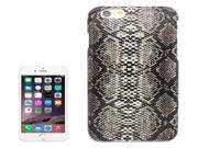 Snakeskin Pattern Paste Skin Hard Case for iPhone 6 Plus 6S Plus Black