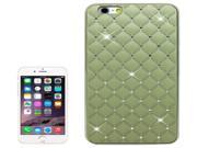 Bling Diamond Stars Plating Skinning Plastic Case for iPhone 6 Plus 6S Plus aqua