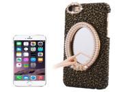 Stereoscopic Diamond Encrusted Mirror Bowknot Plastic Case for iPhone 6 Plus 6S Plus Black