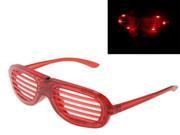 Window Led Flash Glasses for Halloween Christmas Party Red